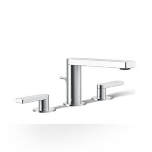 Kohler Composed Widespread Bathroom Faucet with Lever Handles Pop Up Include NEW